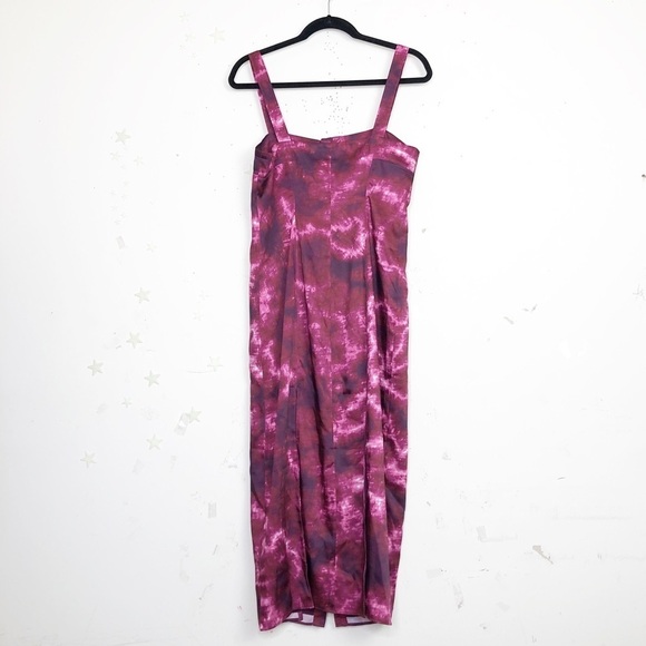 CINQ A’ Sept’ size 2 NWT tie dye Alexa button down dress - Picture 12 of 15